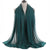 Women's Fashion Solid Color Chiffon Winter Scarves