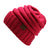 Women's Fashion Solid Color Crimping Wool Cap