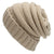 Women's Fashion Solid Color Crimping Wool Cap