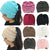 Women's Fashion Solid Color Eaveless Wool Cap