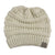 Women's Fashion Solid Color Eaveless Wool Cap