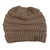 Women's Fashion Solid Color Eaveless Wool Cap