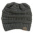 Women's Fashion Solid Color Eaveless Wool Cap