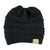 Women's Fashion Solid Color Eaveless Wool Cap