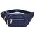 Women's Fashion Solid Color Flower Nylon Waist Bags