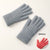 Women's Fashion Solid Color Imitation Cashmere Polyester Gloves 1 Pair