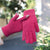 Women's Fashion Solid Color Imitation Cashmere Polyester Gloves 1 Pair