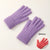 Women's Fashion Solid Color Imitation Cashmere Polyester Gloves 1 Pair