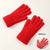 Women's Fashion Solid Color Imitation Cashmere Polyester Gloves 1 Pair