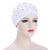 Women's Fashion Solid Color Pearl Eaveless Beanie Hat