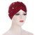 Women's Fashion Solid Color Pearl Eaveless Beanie Hat