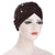 Women's Fashion Solid Color Pearl Eaveless Beanie Hat