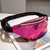 Women's Fashion Solid Color Pu Leather Waist Bags