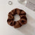 Women's Fashion Solid Color Satin Hair Tie