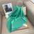 Women's Fashion Solid Color Satin Printing Silk Scarves