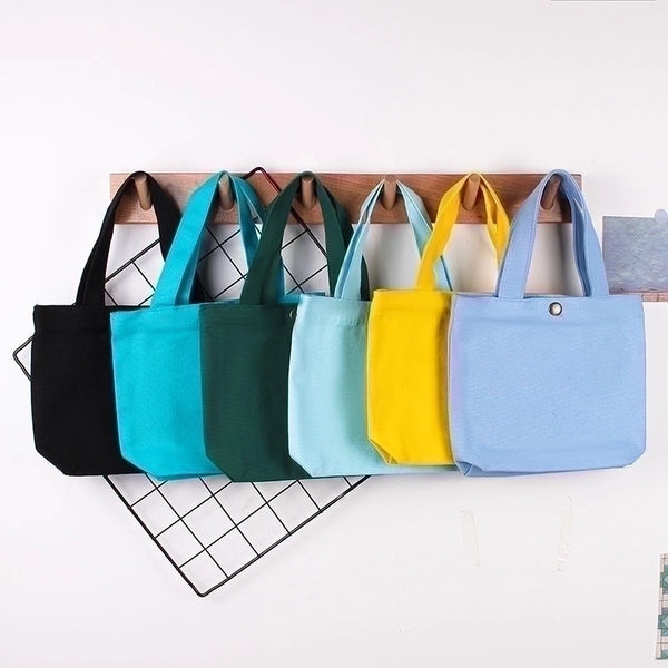 Women's Fashion Solid Color Shopping Bags