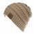 Women's Fashion Solid Color Side Of Fungus Wool Cap