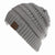 Women's Fashion Solid Color Side Of Fungus Wool Cap