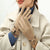 Women's Fashion Solid Color Velvet Polyester Gloves 1 Pair