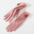 Women's Fashion Solid Color Velvet Polyester Gloves 1 Pair