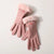 Women's Fashion Solid Color Velvet Polyester Gloves 1 Pair