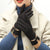 Women's Fashion Solid Color Velvet Polyester Gloves 1 Pair