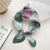 Women's Fashion Stripe Cotton And Linen Printing Cotton Linen Scarves