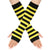 Women's Fashion Stripe Knitted Fabric Arm Sleeves