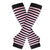 Women's Fashion Stripe Knitted Fabric Arm Sleeves