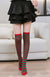 Women's Fashion Stripe Polyester Over The Knee Socks 2 Pieces