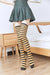 Women's Fashion Stripe Polyester Over The Knee Socks 2 Pieces