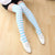 Women's Fashion Stripe Polyester Over The Knee Socks 2 Pieces