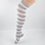 Women's Fashion Stripe Polyester Over The Knee Socks 2 Pieces