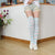 Women's Fashion Stripe Polyester Over The Knee Socks 2 Pieces