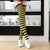 Women's Fashion Stripe Polyester Over The Knee Socks 2 Pieces