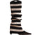 Women's Fashion Stripe Solid Color Acrylic Jacquard Over The Knee Socks