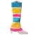 Women's Fashion Stripe Solid Color Acrylic Jacquard Over The Knee Socks