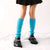 Women's Fashion Stripe Solid Color Acrylic Jacquard Over The Knee Socks