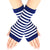 Women's Fashion Stripe Solid Color Knitted Fabric Scarves & Gloves Gloves