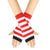 Women's Fashion Stripe Solid Color Knitted Fabric Scarves & Gloves Gloves