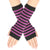 Women's Fashion Stripe Solid Color Knitted Fabric Scarves & Gloves Gloves