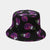 Women's Fashion Vegetable Printing Wide Eaves Bucket Hat