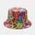 Women's Fashion Vegetable Printing Wide Eaves Bucket Hat