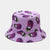 Women's Fashion Vegetable Printing Wide Eaves Bucket Hat