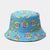 Women's Fashion Vegetable Printing Wide Eaves Bucket Hat