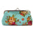 Women's Flower Canvas Buckle Wallets