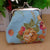 Women's Flower Canvas Lock Clasp Wallets