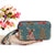 Women's Flower Oxford Cloth Zipper Wallets