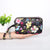 Women's Flower Oxford Cloth Zipper Wallets