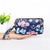 Women's Flower Oxford Cloth Zipper Wallets